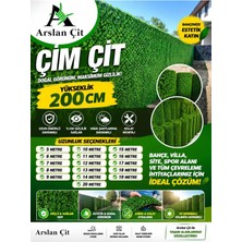 (200 cm x 10 M) Çim Çit Yeşil Bahçe Teli Galvanizli Yüksek Kalite