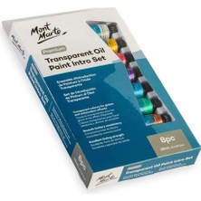 mm Premium Transparan Yağlı Boya Giriş Seti 8 x 18ML