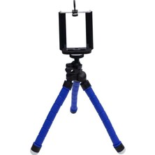 Ma Esnek Ahtapod Tripod Telefon Tutucu Mavi