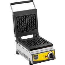 Kare Model Waffle Makinesi Elektrikli - W10 Paslanmaz Tek Ebat