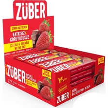 Züber Çilekli ve Kakaolu Meyve Bar 40G x 12 Adet