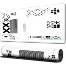 Grıd Xxl Mouse Pad 90X40 Cm, Büyük Masa Matı, 3 mm Dikişli Kenar, Kaymaz Kauçuk Taban, Gaming M