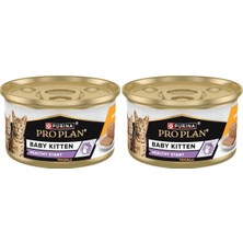 Purina Pro Plan Healthy Start Tavuklu Yeni Doğan Yavru Kedi Maması 85GR Konserve 2li Paket