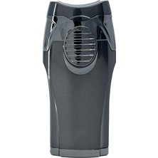 Parmida Gunmetal 3'ü 1 Arada Lüks Puro Çakmağı – Entegre Punch (Delici)