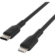 Usb-C - Lightning Kablosu (Hızlı Şarj Kablosu) Hızlı Şarj Mfi Sertifikalı Usb-C Kablosu (Siya