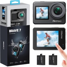 Kameralar ile Uyumlu Type-C Girişli Aksiyon Kamera Mikrofonu EK7000 Pro Brave 4 Brave 4 Pro V50 x V