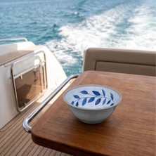 Happy Chef Selva Blu 6'li Çorba Kasesi Seti, Ø 12,5 cm - H.5,1 cm 280 Ml, Thermoset Melamin