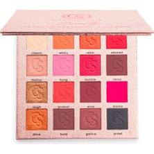 Comely Eyeshadow 16 Renk Göz Farı Paleti, Yüksek Pigmentasyon, Topaklanmaz, Kolay Dağılım