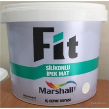 Fit Silikonlu Ipek Mat Duvar Boyası, 10 Kg, Beyaz