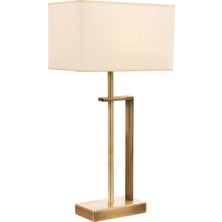 Avonnı ML-9109-1E Eskitme Kaplama Masa Lambası, E27, Metal, 35CM
