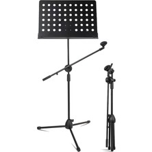 Lastvoice NT-110 Mikrofon ve Şef Nota Standı Sehpası Ikisi Bir Arada
