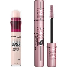 New York Instant Anti Age Eraser Kapatıcı - 03 Fair & Lash Sensational Sky High Maskara Makyaj Set