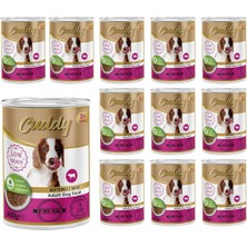 Yetişkin Köpek Biftekli ve Jöleli Konserve Mama 400 gr x 12 Adet