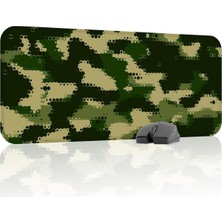 Kamuflaj Desenleri Oyuncu Gaming Mouse Pad Kauçuk Kaymaz Taban Mousepad (V1, 70X30 Xl)