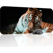 Karadeniz Kaplanı Oyuncu Gaming Mouse Pad Kauçuk Kaymaz Taban Mousepad (V2, 70X30 Xl)
