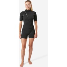Subea Kadın Neopren Shorty, 2 Mm, Siyah
