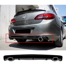 MKG Otomotiv Opel Astra J Sedan Opc Line Difüzör Piona Black + Egzoz Görünüm 2011 ve Üzeri Uyumlu