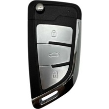 Autohan Keys Volkswagen Vw Golf Polo Jetta Bora Passat Transporter Için 3 Tuşlu Dönüşüm Çevir