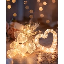 LED Kalp Neon Lamba Dekoratif Romantik Gece ve Ortam Işığı - Lisinya