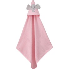 Elefun Friends 3D Kapüşonlu Bebek Havlusu – 3D Fil Nakışlı,soft Cotton, 80X90 Cm, 0–12 Ay (