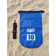 Seafit 10L Pro-Dry Su Geçirmez SUP Çanta - Deniz ve Doğa Sporları Için Dayanıklı Dry Bag (Mavi)