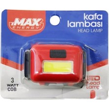 Zmax Energy MAX-3146 (Pilli) (3W Cob Led) Kafa Lambası Fener (3-Kademe Işık Ayarı- Flaşör) (4.