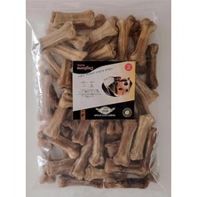 7 cm Naturel Pres Kemik 50'li Torba Çiğneme Kemiği