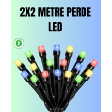 Su Geçirmez Pil Çalışan LED Perde Işık – Iç ve Dış Mekan - Lisinya