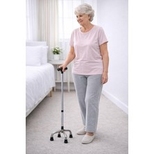 Medpride Tripod - Quatripot 4 Ayaklı Denge Bastonu - Alüminyum