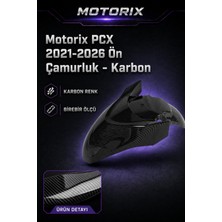 Pcx 2021-2026 Ön Çamurluk - Karbon