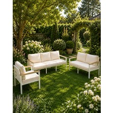 Neokas Bahçe Balkon Mobilyası, 3 + 2 +1  Bahçe Takımı, Kafe Koltuğu, Bekleme Alanı Koltuğu,