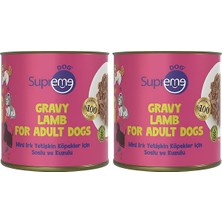 Mini Irk Yetişkin Köpekler Için Soslu ve Kuzulu Konserve Mama 200 gr (2 Paketi)