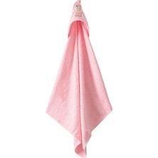 Giraffe Garden Kapüşonlu Bebek Havlusu – Zürafa Nakışlı,soft Cotton, 75X80 Cm, 0–12 Ay (Pe
