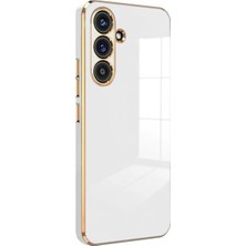Ankaverse®  Samsung Galaxy S24 Fe Kılıf Volet Silikon - Beyaz