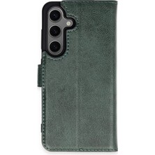 Ankaverse®  Samsung Galaxy S24 Kılıf Trend S Plus Kapaklı Kılıf - Yeşil