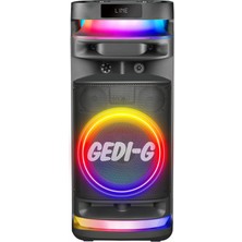 Başkenttekno GD-9005 Mikrofonlu Rgb Tws 8 Inç Stereo Bass Kablosuz Karaoke Hoparlör