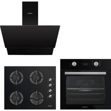 Kumtel Digital Plus 15 Programlı Ankastre Set - Siyah