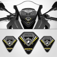 Cbr Üçlü Siyah Sarı 3D Sticker Cbr