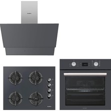 Kumtel Digital Plus 15 Programlı Ankastre Set - Antrasit(Gri)