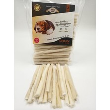 Ans Sütlü Beyaz Burgu Çubuk Kemik Küçük Irklar Için 100'LÜ 10 cm Köpek Çiğneme Kemiği