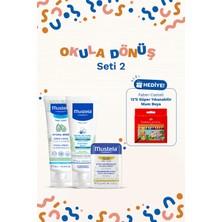 Mustela Hydrabebe Avokadolu Yüz Kremi 40ml + Balsam 40ml + Stick 9,2g + 12'li Mum Boya Hediye