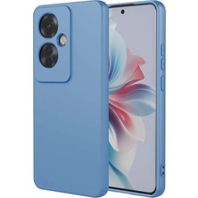 Ankaverse®   Reno 11F Kılıf First Silikon - Mavi