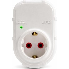 Ufo Yeni Tekli Akım Korumalı Topraklı Priz, Sürekli Koruma, 16A 250V, Max 3500W Aşırı Yük Ko
