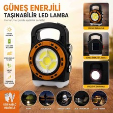 Güneş Enerjili Elde Taşınabilir Kamp Işığı