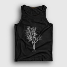 Presmono Unisex Siyah Tree Alice In Chains Atlet
