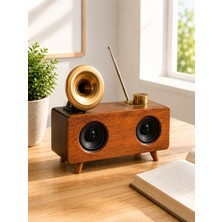 Yazline Global Nostaljik Radyo Bluetooth Bağlantılı Şarjlı Yüksek Ses Kaliteli Yeni Nesil