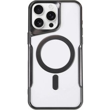 Ankaverse®  iPhone 14 Pro Kılıf Boyi Magsafe Silikon Kapak - Siyah