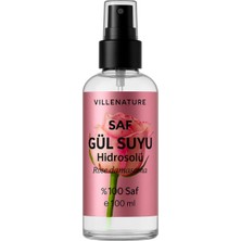Gül Hidrosolü, Yüz ve Saç IÇIN,%100 Saf Doğal Gül Suyu, Rosa Damascena Çiçek Suyu, Nemlendi