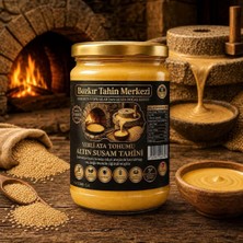 Yerli Ata Tohumu Altın Susam Taş Değirmeni Tahini 600 gr (Vegan&katkısız)