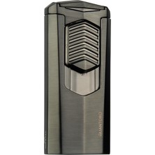MGM05-41 Delicili Üçlü Jet Alev Gunmetal Çakmak